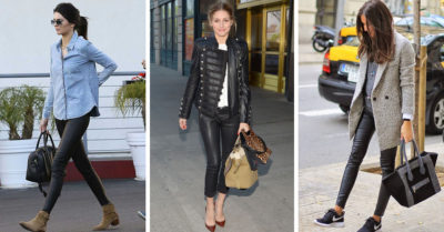 10 ideas para que luzcas espectacular en tus pantalones de cuero