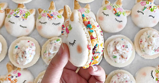 Estos macarrones de unicornio son el postre más mágico que verás