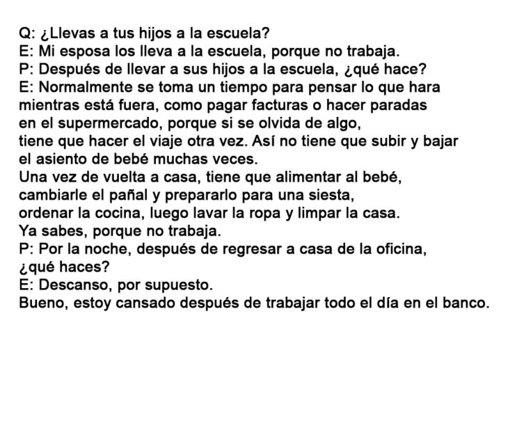 CARTA DE UNA MADRE QUE TRABAJA TODO EL DÍA