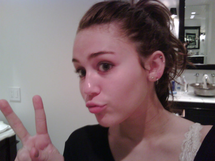 miley cyrus sin maquillaje