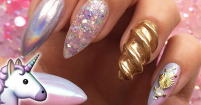 Este cuerno de unicornio es todo lo que necesitas para llenar de magia tus uñas
