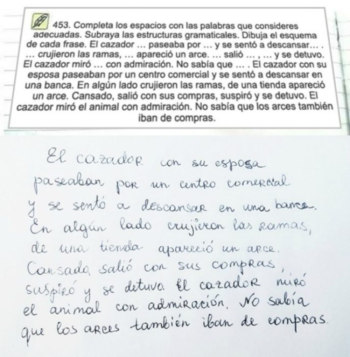 carta escrita a mano 