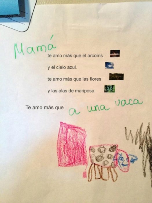 carta escrita a mano 