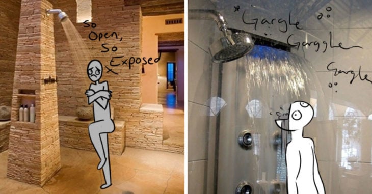 9 graciosas imágenes que ilustran lo ridículas que son algunas duchas de ricos