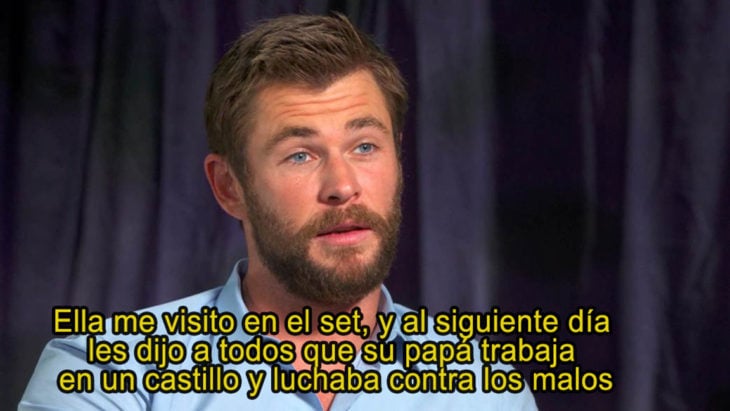 Chris Hemsworth diaglogo