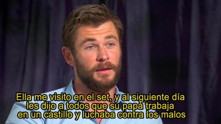 Chris Hemsworth diaglogo