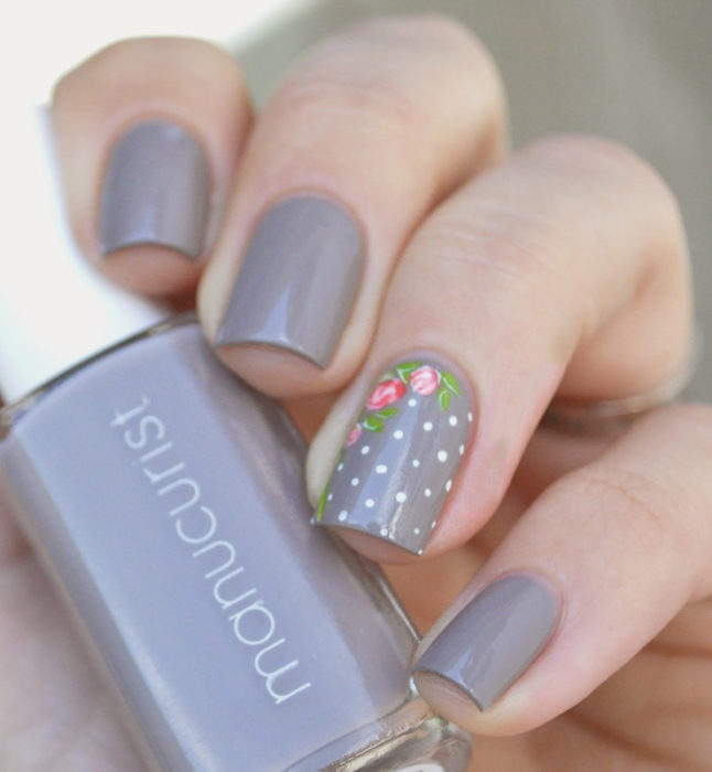 esmalte color gris 