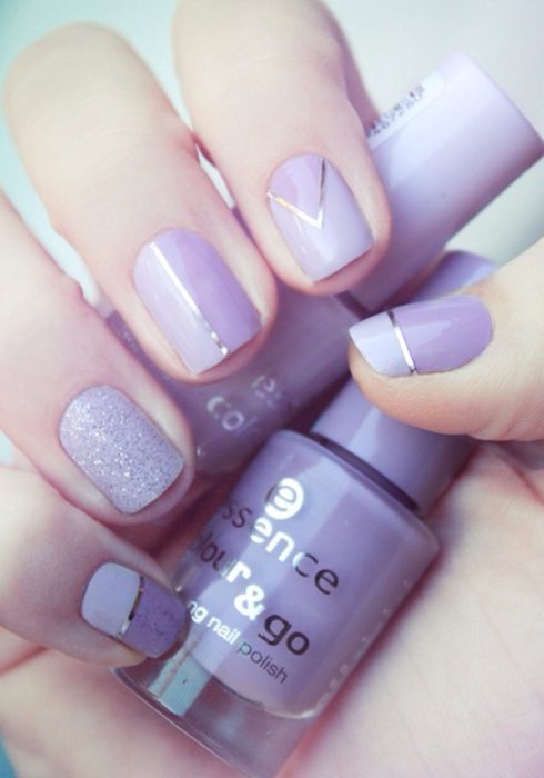 esmalte color lavanda 