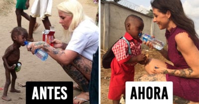 ¿Recuerdas a Hope, el niño abandonado por sus padres? Ahora va feliz a la escuela