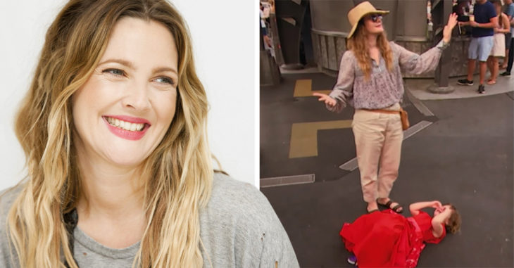 La reacción de Drew Barrymore ante las rabietas de sus hijas no tiene comparación