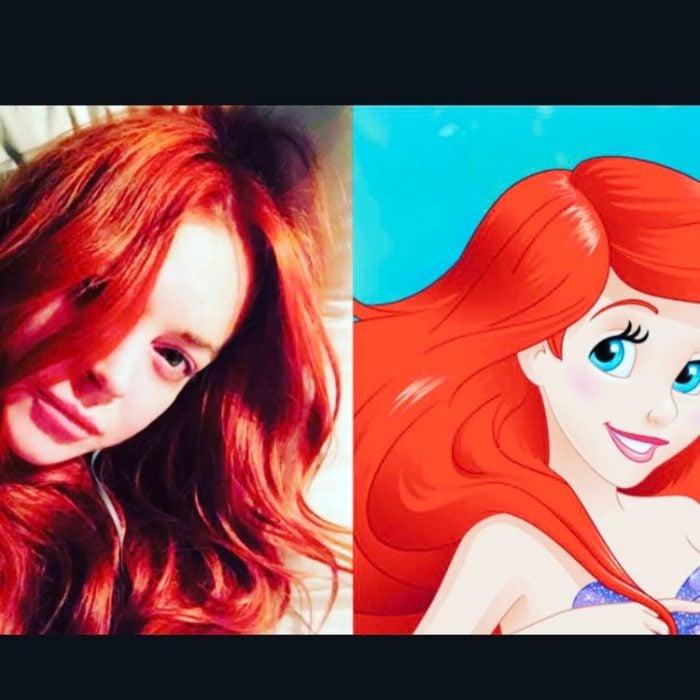 Lindsay Lohan y Ariel