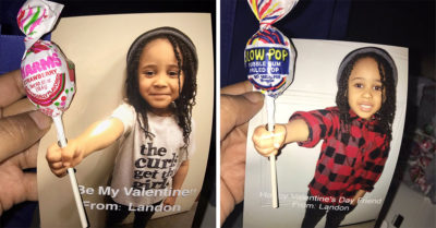 Conoce a Landon, el niño de 4 años que hizo el regalo más original en San Valentín