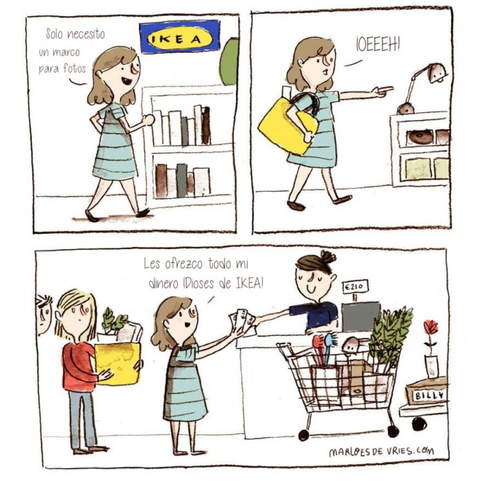 Marloes De Vries tomen todo mi dinero dioses de ikea