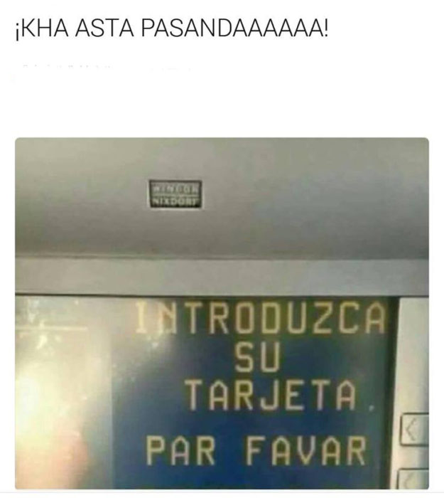 Meme cajero automático 