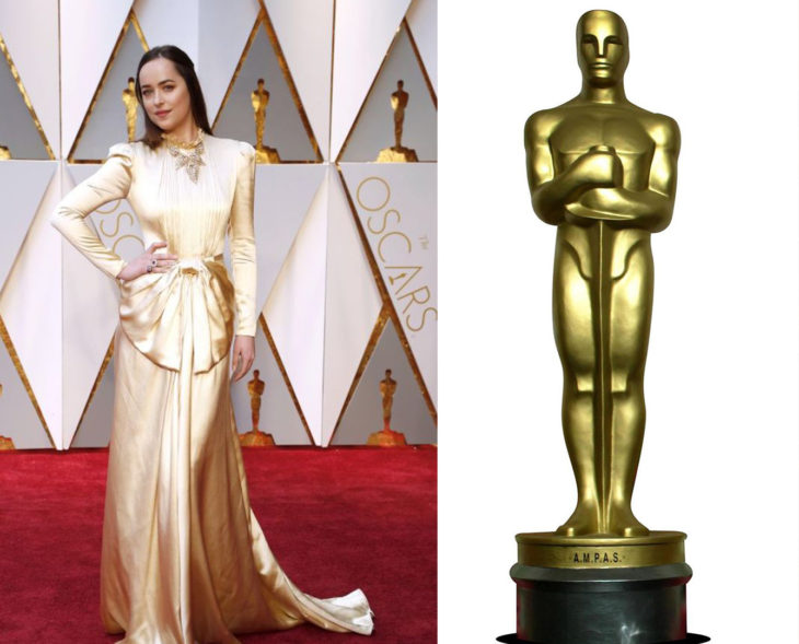 Cosas a las que se parecieron las famosas en los oscars 