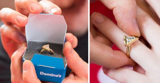Domino's Pizza lanza anillo de compromiso en forma de pizza