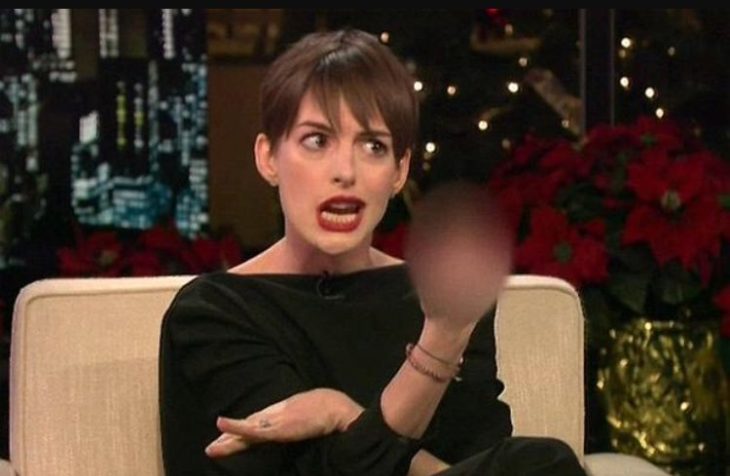 anne hathaway enojada