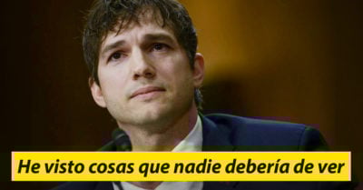 El mensaje de Ashton Kutcher contra la explotación infantil que ha estremecido al mundo
