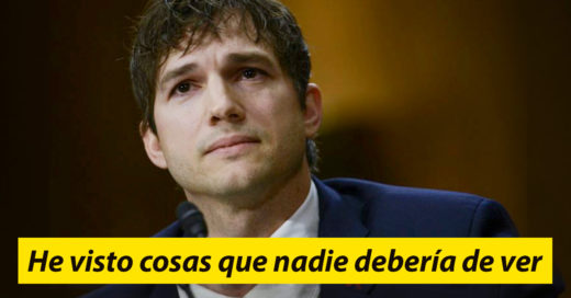 Ashton Kutcher se declara en contra la explotación infantil y su mensaje ha estremecido al mundo