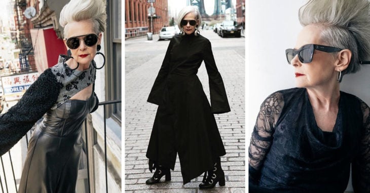 Tiene 63 años, es bloggera de moda y desafía los estereotipos