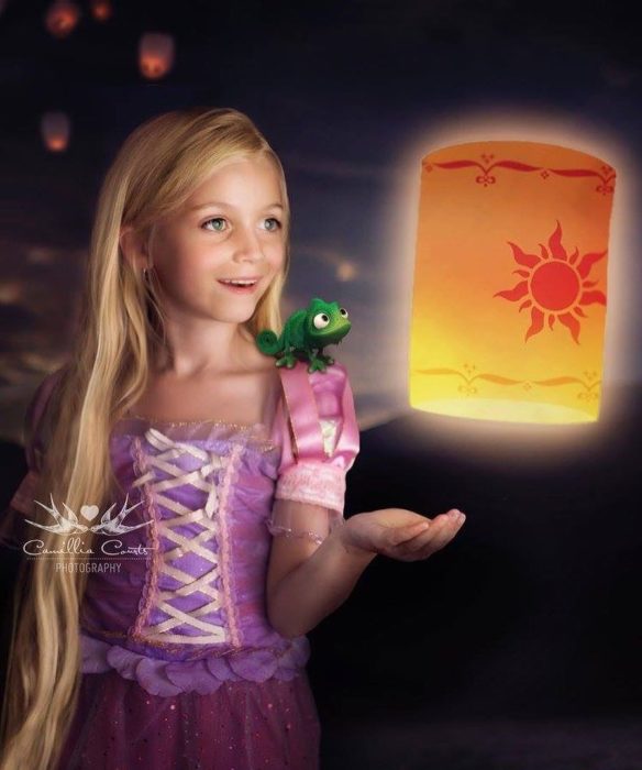 rapunzel con lámpara layla courts