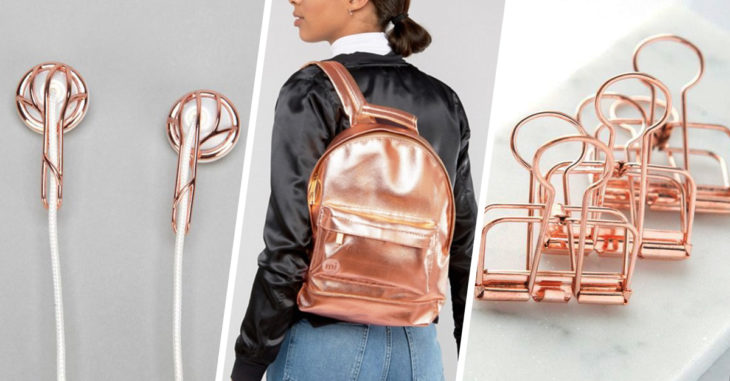 25 objetos 'rose gold' para la escuela u oficina que quedrás tener