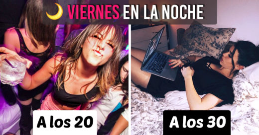 verdades en la vida de una chica a los 20 y a los 30 años de edad