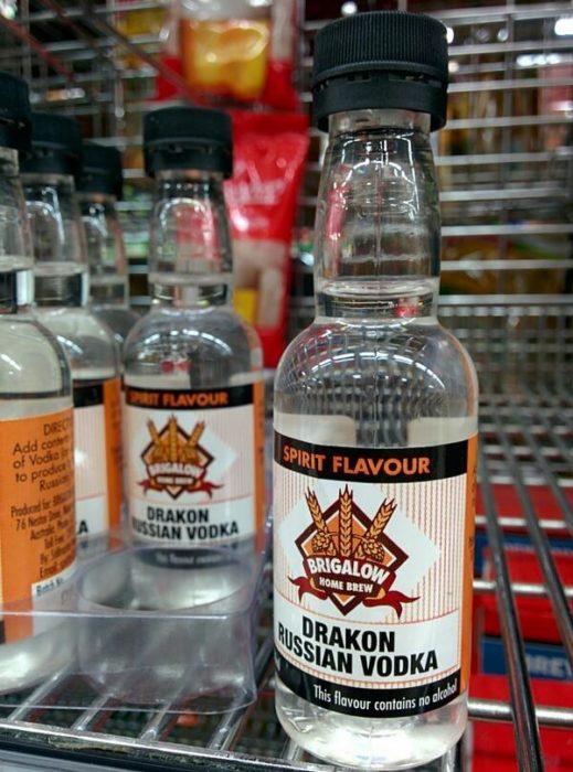 vodka libre de alcohol