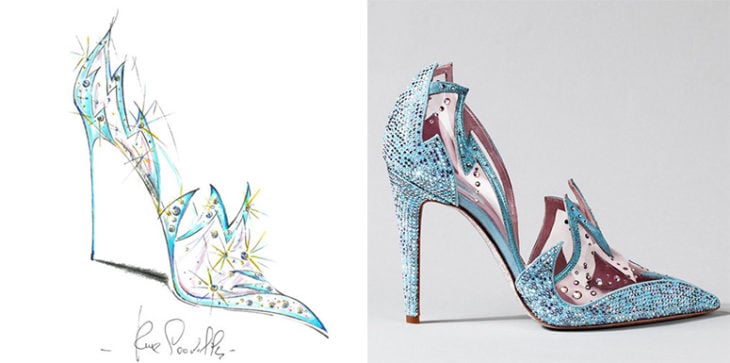 zapatillas cenicienta por rene caovilla