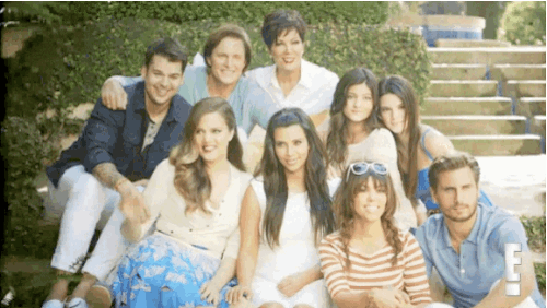 GIF Familia Kardashians