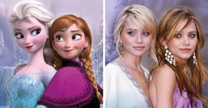 15 Famosos que son idénticos a los personajes de Disney