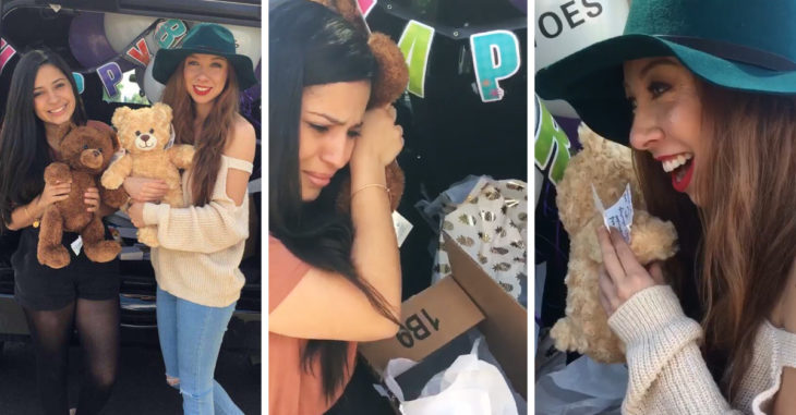 Amiga sorprende a sus 2 'BFFs' con regalos para recordar a sus padres