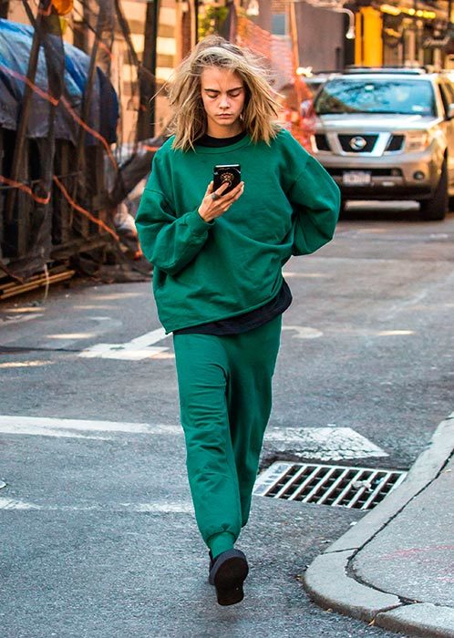 chica en pijama