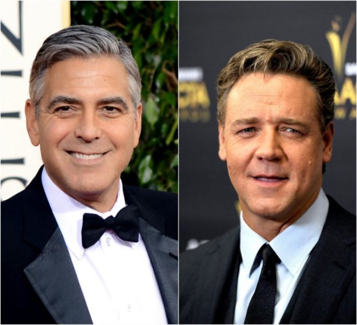 Russell Crowe y George Clooney