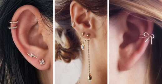 Lindos piercings para tus oidos que deberías usar esta primavera