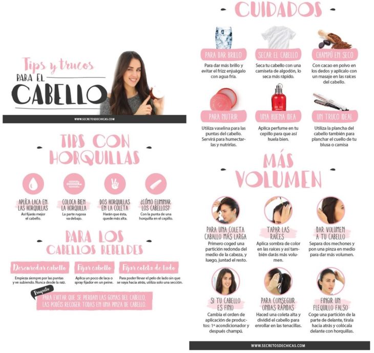 hacks para el cabello