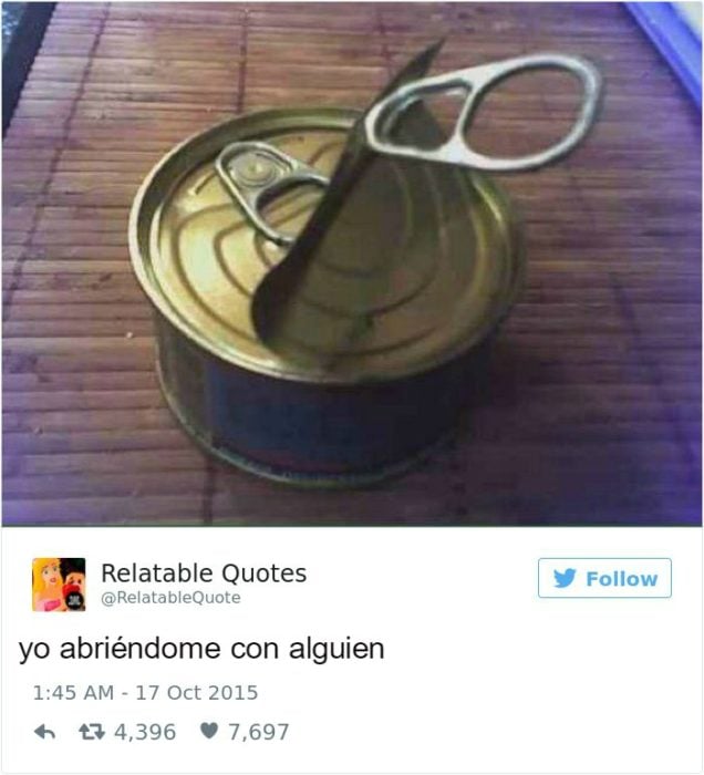 tweet abriéndome con alguien