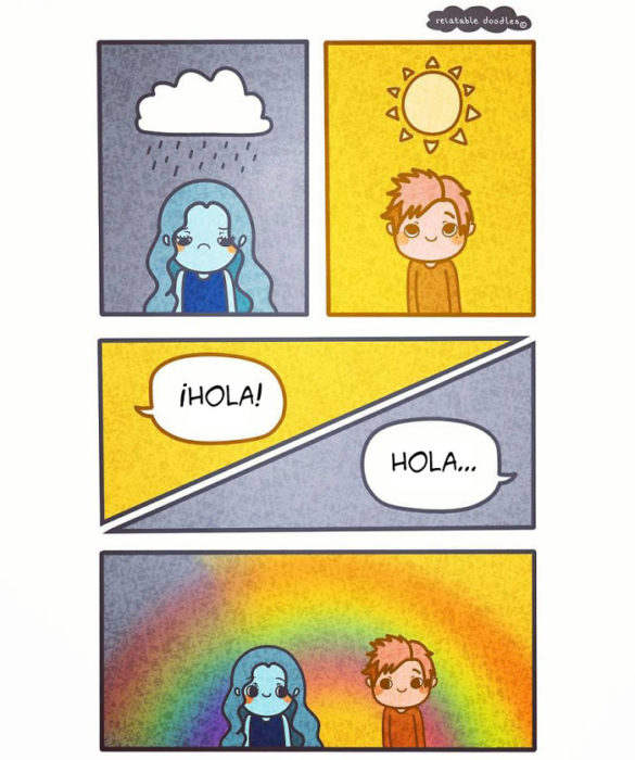 arcoiris relatable doodles