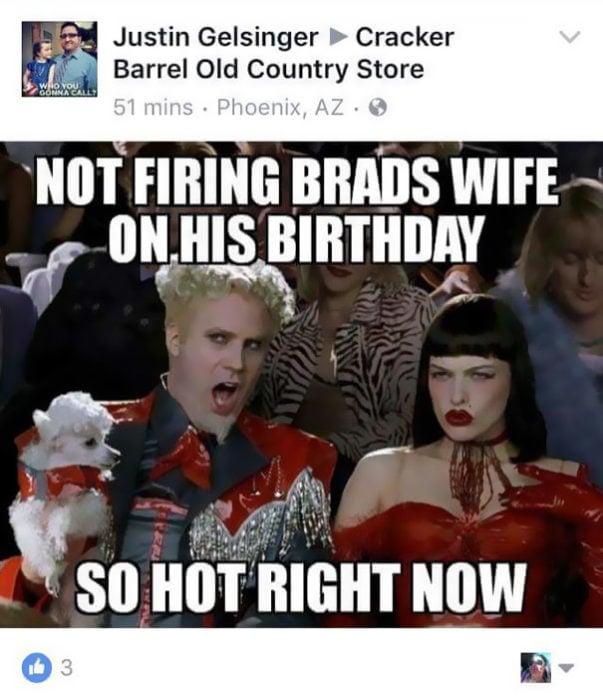 memes la esposa de brad despedida