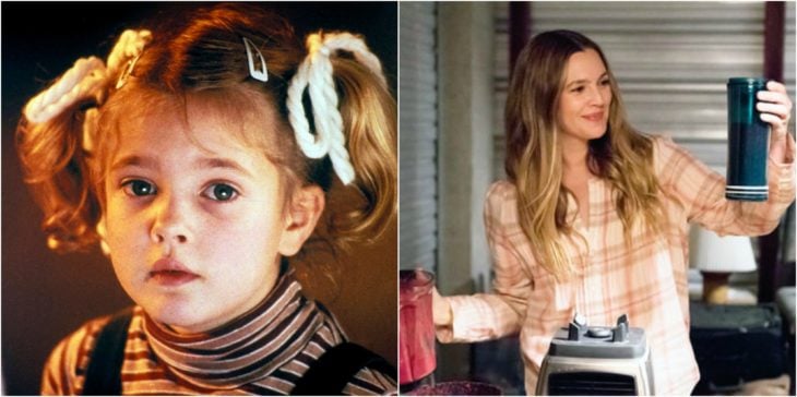 drew barrimore antes y después pelis