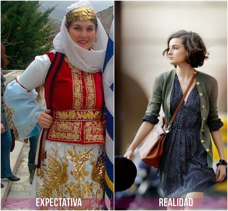 griegas expectativa realidad