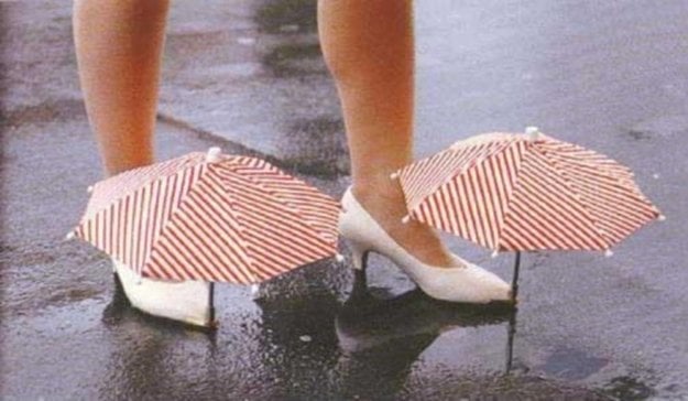 paraguas para zapatos
