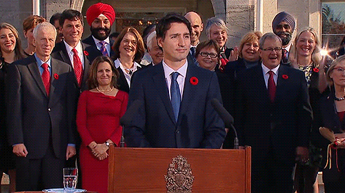 GIF Primer ministro de canadá 