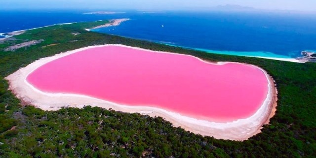 lago hillier, australia