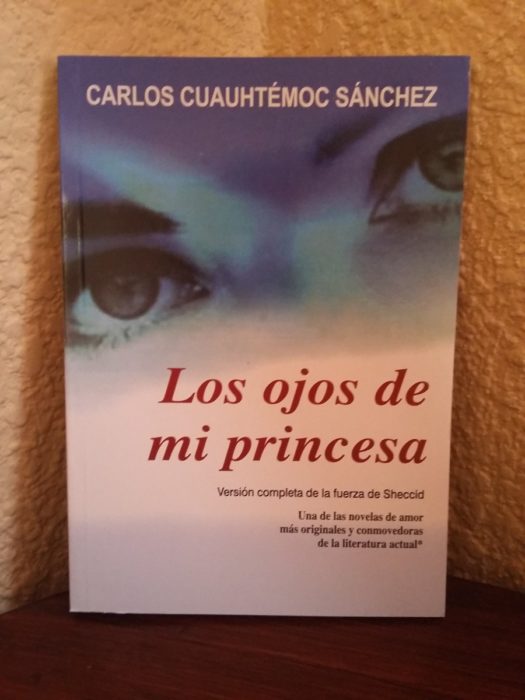 Libro portada los ojos de mi princesa 