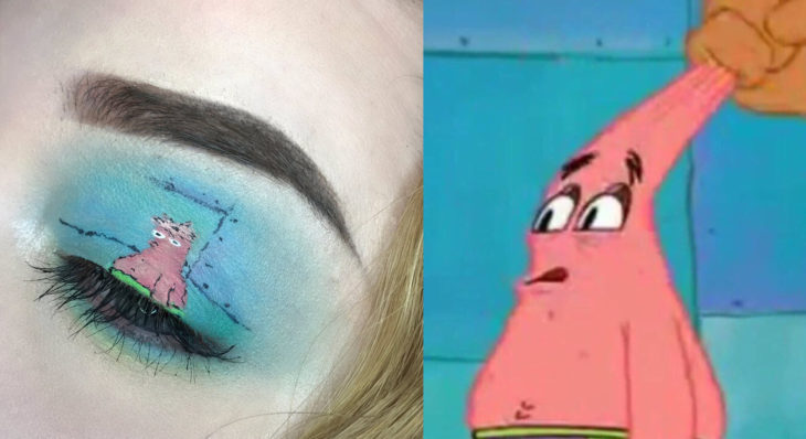 meme hecho con maquillaje 