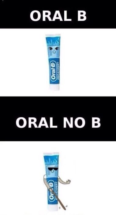 oral b oral no b