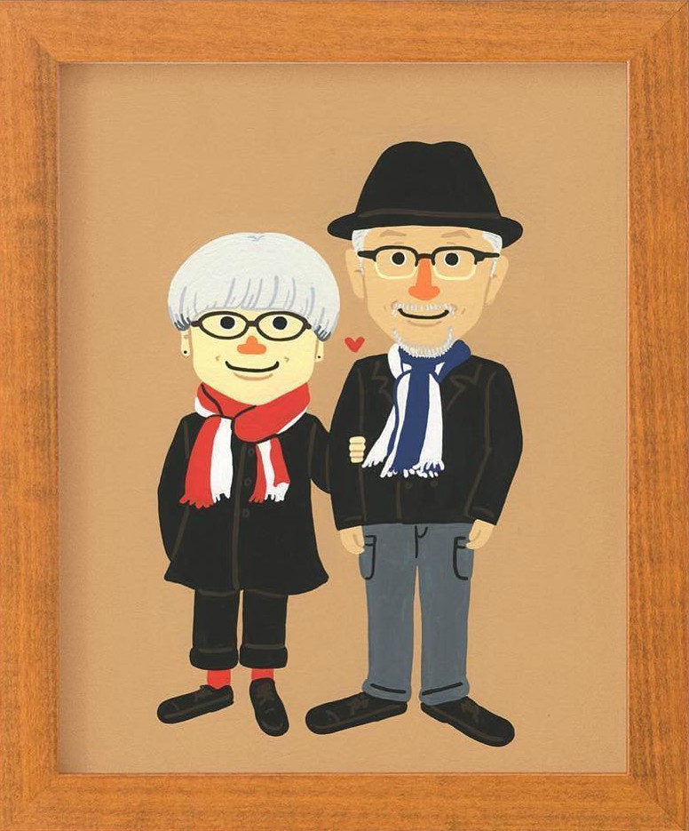 pareja japonesa 37 años dibujo
