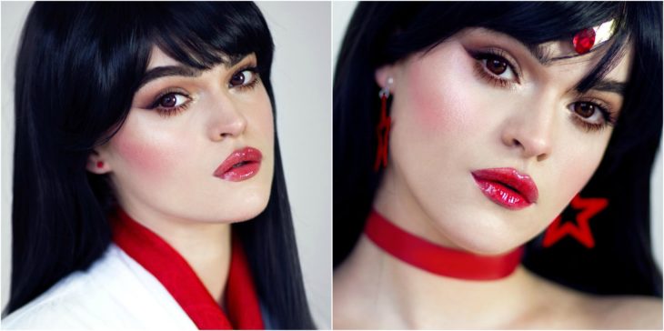 sailor mars makeup