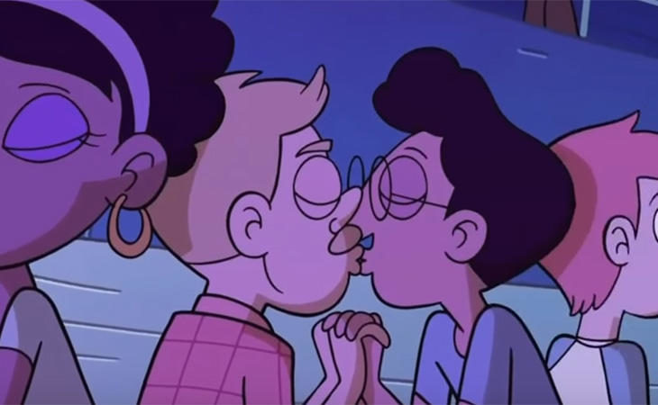 star vs. the evil beso entre hombres